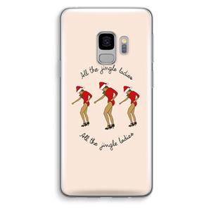 CaseCompany Jingle Ladies: Samsung Galaxy S9 Transparant Hoesje