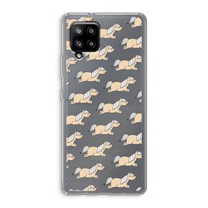 CaseCompany Ponys: Samsung Galaxy A42 5G Transparant Hoesje