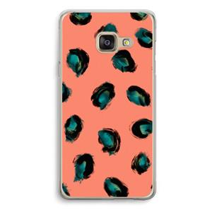 CaseCompany Pink Cheetah: Samsung A3 (2017) Transparant Hoesje