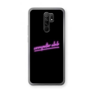 CaseCompany Vice Black: Xiaomi Redmi 9 Transparant Hoesje