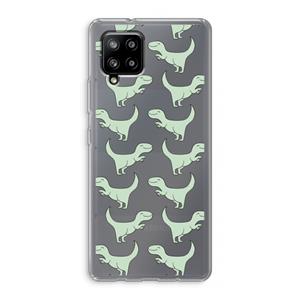 CaseCompany Dinos: Samsung Galaxy A42 5G Transparant Hoesje