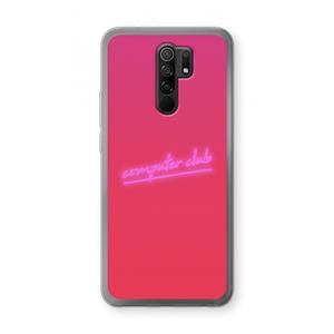 CaseCompany Vice Glow: Xiaomi Redmi 9 Transparant Hoesje