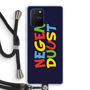 CaseCompany 90's One: Samsung Galaxy Note 10 Lite Transparant Hoesje met koord