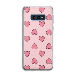 CaseCompany Ondersteboven verliefd: Samsung Galaxy S10e Transparant Hoesje