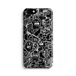 CaseCompany Vexx Black City : iPhone 8 Volledig Geprint Hoesje