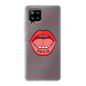 CaseCompany Yolo Denise: Samsung Galaxy A42 5G Transparant Hoesje