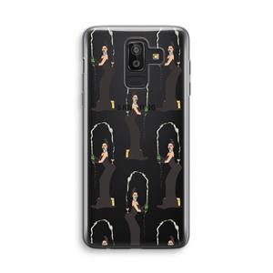 CaseCompany Pop Some Kim: Samsung Galaxy J8 (2018) Transparant Hoesje