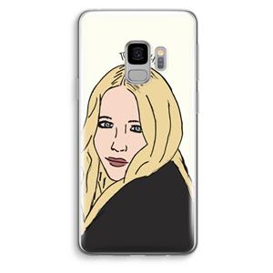 CaseCompany Mary Kate: Samsung Galaxy S9 Transparant Hoesje