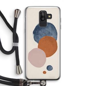 CaseCompany Geo #4: Samsung Galaxy J8 (2018) Transparant Hoesje met koord