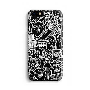 CaseCompany Vexx Black Mixtape: iPhone 8 Volledig Geprint Hoesje