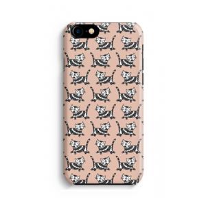 CaseCompany Zwarte poes: iPhone 8 Volledig Geprint Hoesje