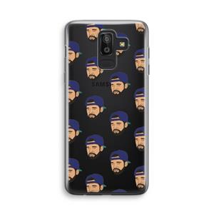 CaseCompany Drake Away: Samsung Galaxy J8 (2018) Transparant Hoesje