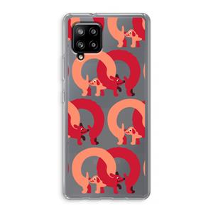 CaseCompany Dogs: Samsung Galaxy A42 5G Transparant Hoesje