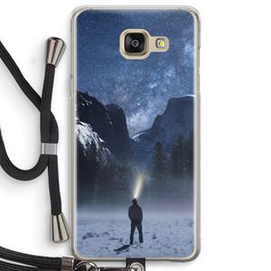 CaseCompany Wanderlust: Samsung Galaxy A5 (2016) Transparant Hoesje met koord