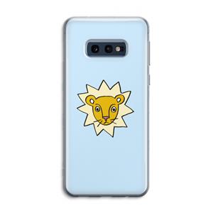 CaseCompany Kleine leeuw: Samsung Galaxy S10e Transparant Hoesje