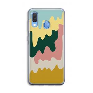 CaseCompany Baar B: Samsung Galaxy A40 Transparant Hoesje