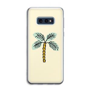 CaseCompany Palmboom: Samsung Galaxy S10e Transparant Hoesje