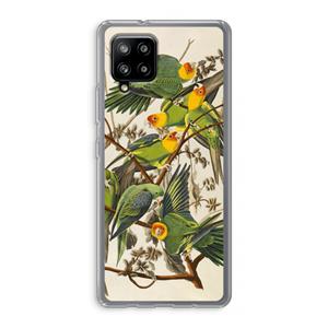 CaseCompany Carolinaparkiet: Samsung Galaxy A42 5G Transparant Hoesje