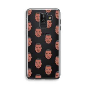 CaseCompany Kanye Call Me℃: Samsung Galaxy J8 (2018) Transparant Hoesje