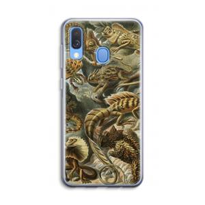 CaseCompany Haeckel Lacertilia: Samsung Galaxy A40 Transparant Hoesje