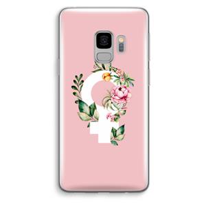 CaseCompany Venus: Samsung Galaxy S9 Transparant Hoesje