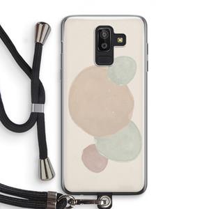 CaseCompany Geo #9: Samsung Galaxy J8 (2018) Transparant Hoesje met koord
