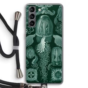 CaseCompany Haeckel Cubomedusae: Samsung Galaxy S21 Transparant Hoesje met koord