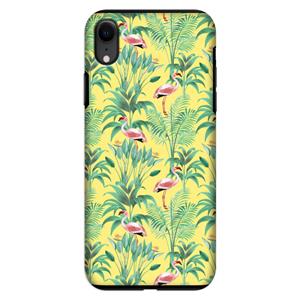 CaseCompany Flamingo party: iPhone XR Tough Case
