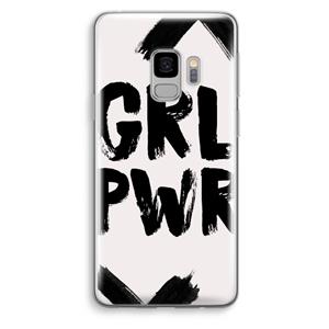 CaseCompany Girl Power #2: Samsung Galaxy S9 Transparant Hoesje