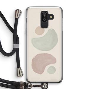 CaseCompany Geo #10: Samsung Galaxy J8 (2018) Transparant Hoesje met koord