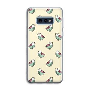 CaseCompany Vogeltjes: Samsung Galaxy S10e Transparant Hoesje