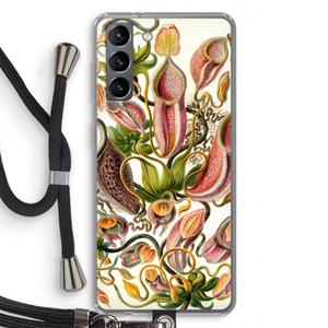 CaseCompany Haeckel Nepenthaceae: Samsung Galaxy S21 Transparant Hoesje met koord