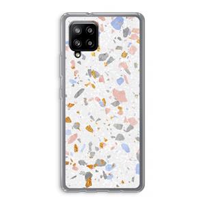 CaseCompany Terrazzo N°8: Samsung Galaxy A42 5G Transparant Hoesje