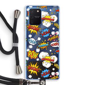 CaseCompany Pow Smack: Samsung Galaxy Note 10 Lite Transparant Hoesje met koord