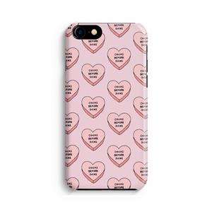 CaseCompany Chicks before dicks: iPhone 8 Volledig Geprint Hoesje