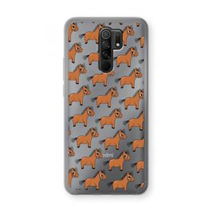 CaseCompany Pony: Xiaomi Redmi 9 Transparant Hoesje