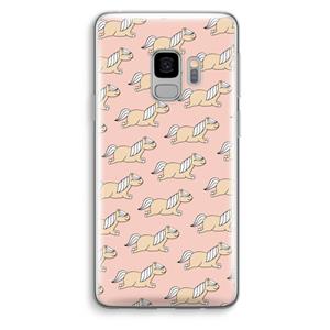 CaseCompany Ponys: Samsung Galaxy S9 Transparant Hoesje