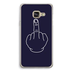 CaseCompany F**k U: Samsung A3 (2017) Transparant Hoesje