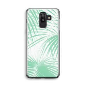 CaseCompany Palmbladeren: Samsung Galaxy J8 (2018) Transparant Hoesje