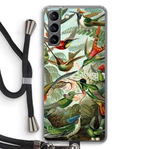 CaseCompany Haeckel Trochilidae: Samsung Galaxy S21 Transparant Hoesje met koord