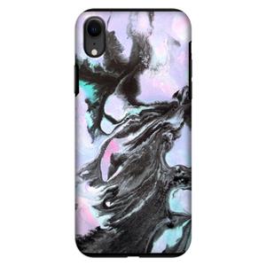 CaseCompany Pastel zwart: iPhone XR Tough Case