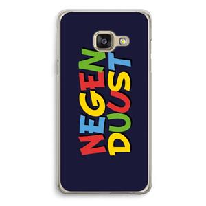 CaseCompany 90's One: Samsung A3 (2017) Transparant Hoesje