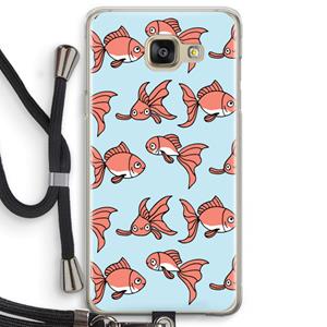 CaseCompany Blub: Samsung Galaxy A5 (2016) Transparant Hoesje met koord