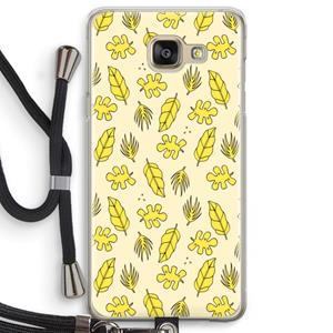 CaseCompany Herfst: Samsung Galaxy A5 (2016) Transparant Hoesje met koord