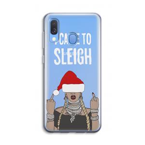 CaseCompany Came To Sleigh: Samsung Galaxy A40 Transparant Hoesje