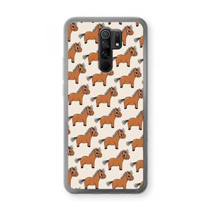 CaseCompany Pony: Xiaomi Redmi 9 Transparant Hoesje