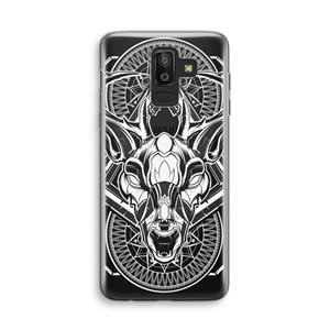 CaseCompany Oh Deer: Samsung Galaxy J8 (2018) Transparant Hoesje