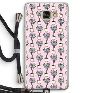 CaseCompany Boompje: Samsung Galaxy A5 (2016) Transparant Hoesje met koord