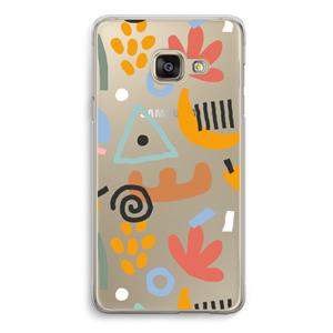 CaseCompany Abstract: Samsung A3 (2017) Transparant Hoesje