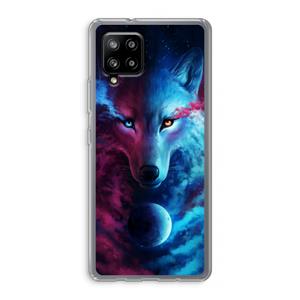 CaseCompany Where Light And Dark Meet: Samsung Galaxy A42 5G Transparant Hoesje